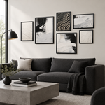 Cargar imagen en el visor de la galería, Composición Esencia Blanco y Negro en ambiente

