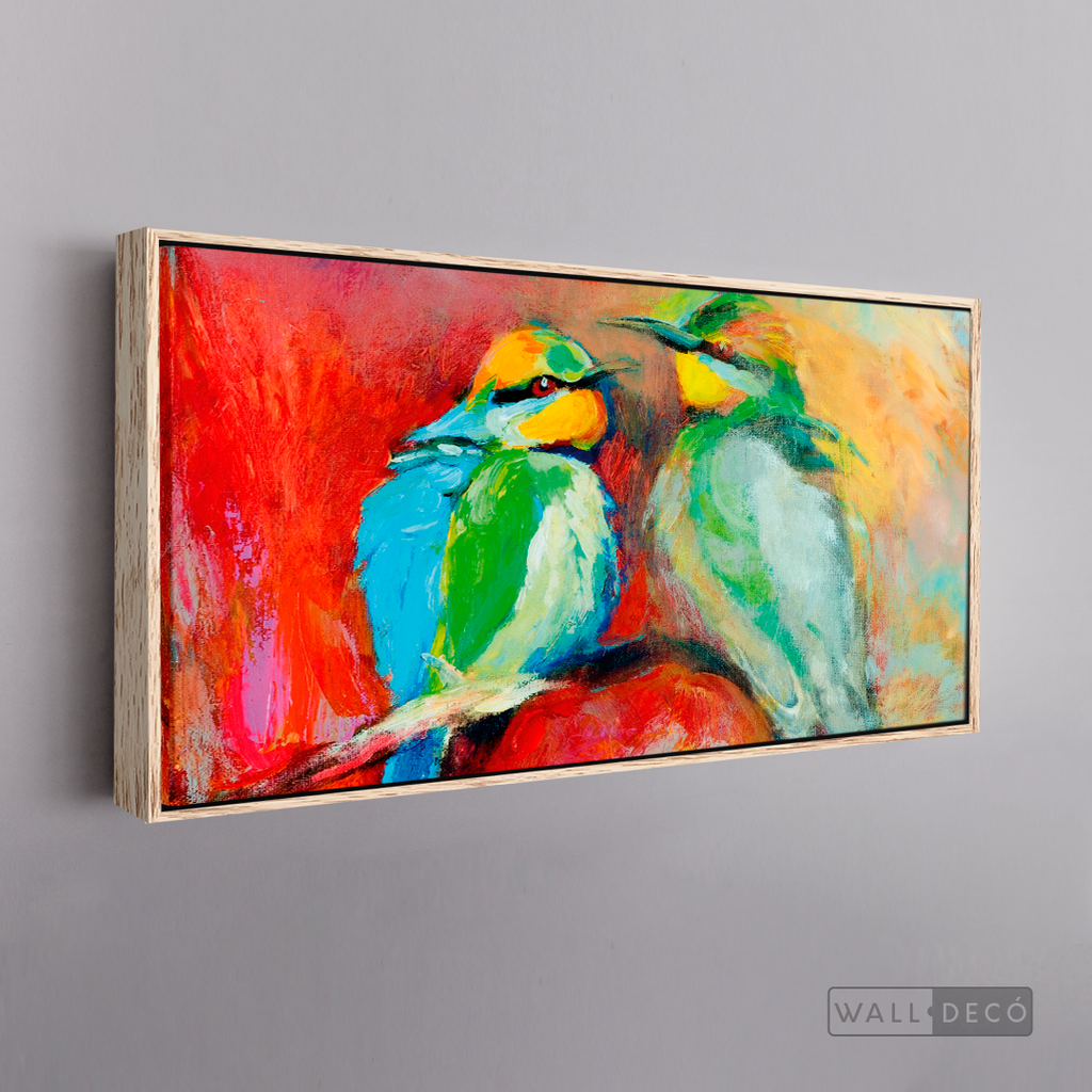 Arte Clásico Pájaros en color