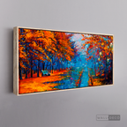 Cuadro Clásico Camino de Otoño