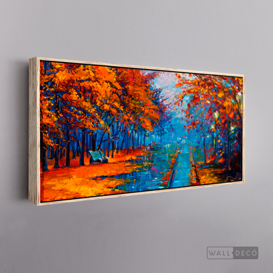 Cuadro Clásico Camino de Otoño