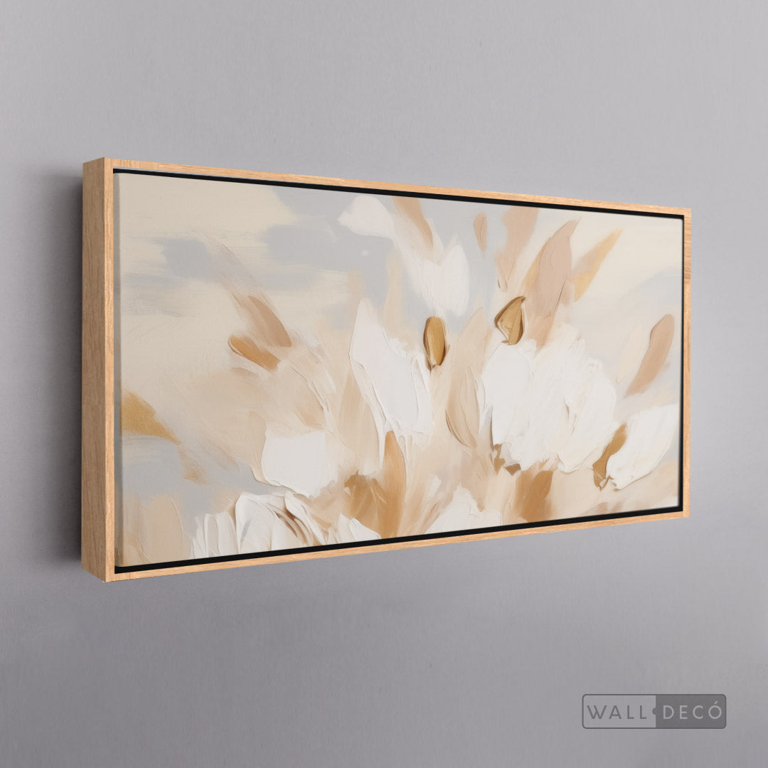 Cuadro Abstracto Minimalista Aura Floral