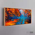 Cuadro Clásico Camino de Otoño