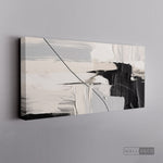 Cargar imagen en el visor de la galería, Cuadro Abstracto Minimalista Pulso Negro
