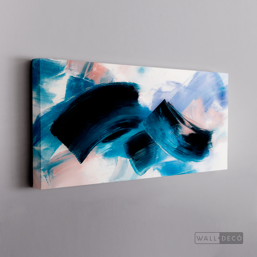 Cuadro Abstracto Danza Azul