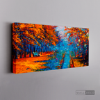 Cuadro Clásico Camino de Otoño