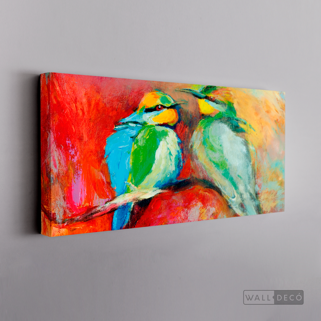 Arte Clásico Pájaros en color