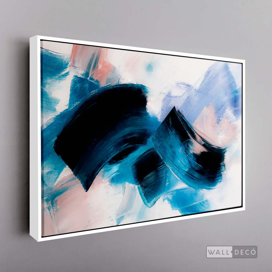 Cuadro Abstracto Danza Azul