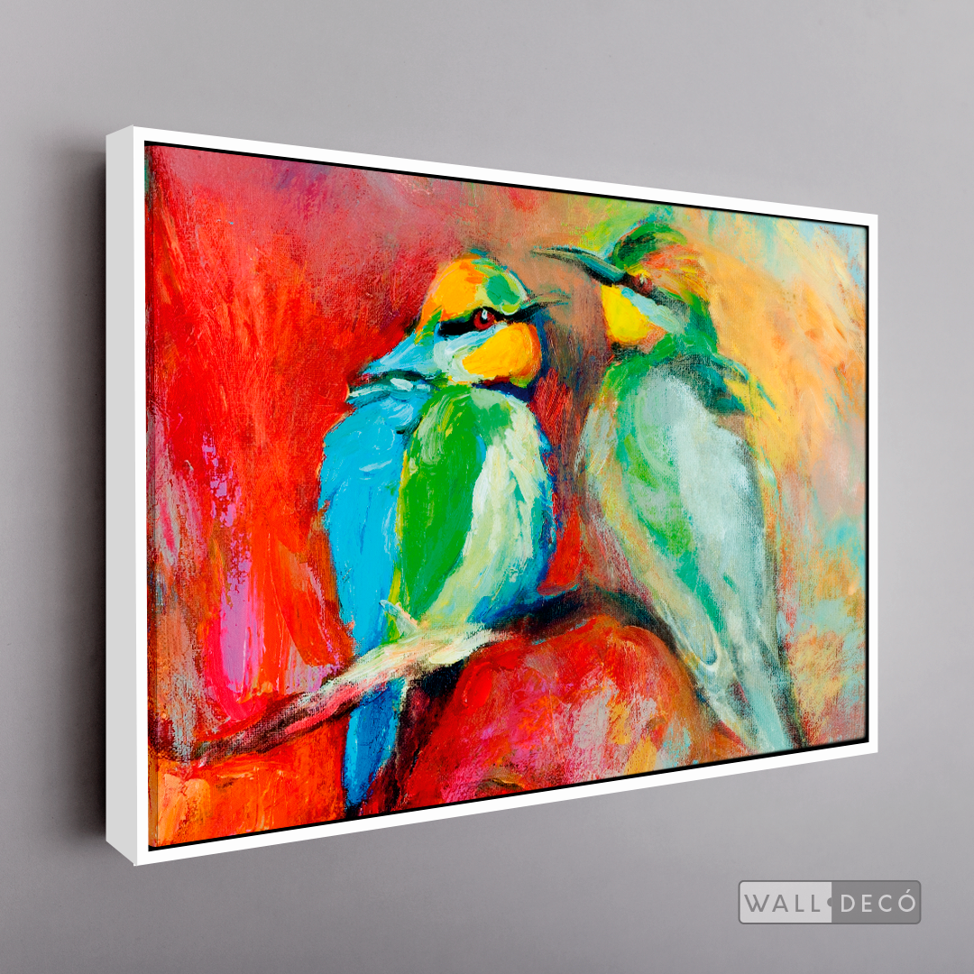Arte Clásico Pájaros en color