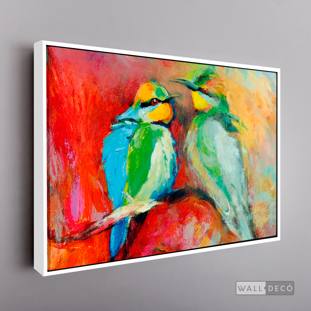 Arte Clásico Pájaros en color