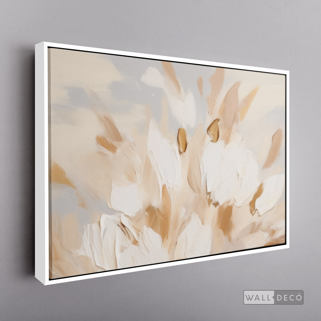Cuadro Abstracto Minimalista Aura Floral