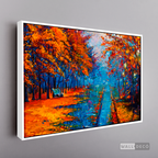 Cuadro Clásico Camino de Otoño
