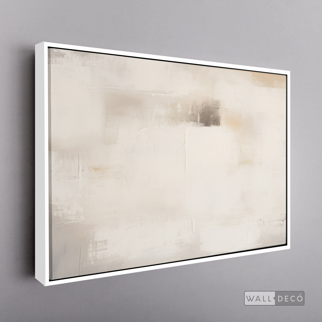 Cuadro Abstracto Minimalista Aura Neutral
