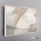 Cuadro Abstracto Minimalista Armonía Curva