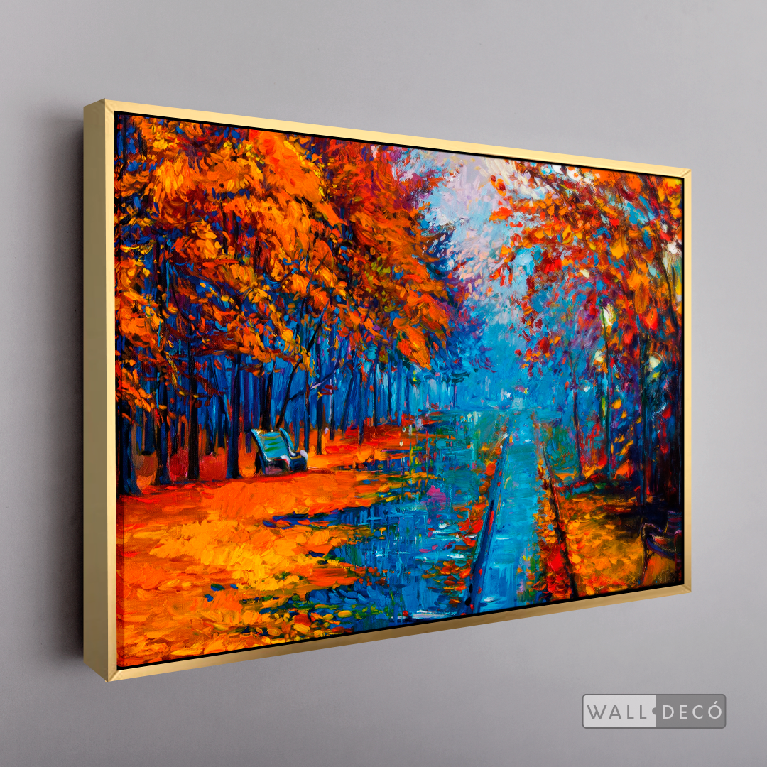 Cuadro Clásico Camino de Otoño