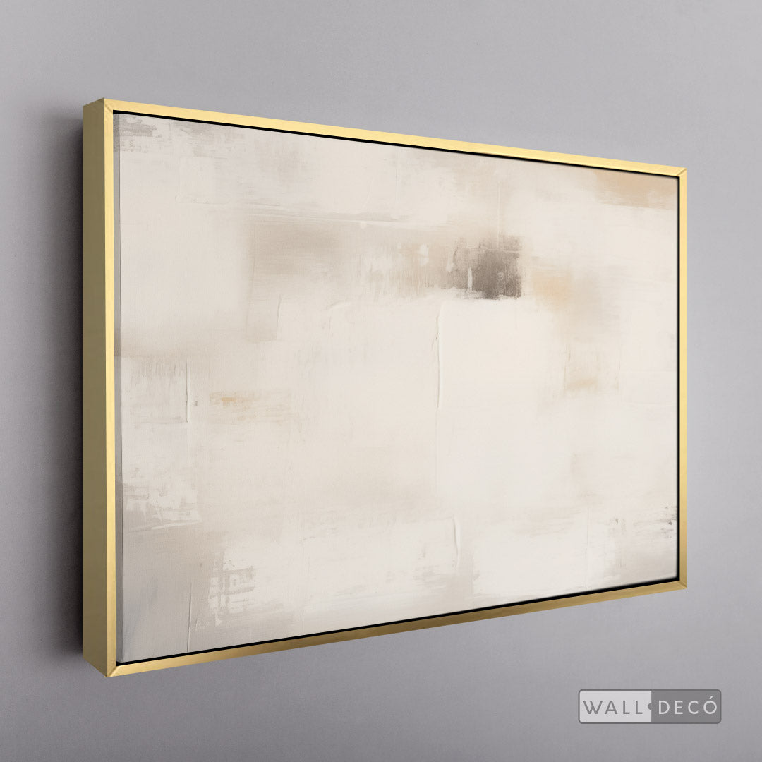 Cuadro Abstracto Minimalista Aura Neutral