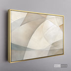 Cuadro Abstracto Minimalista Armonía Curva