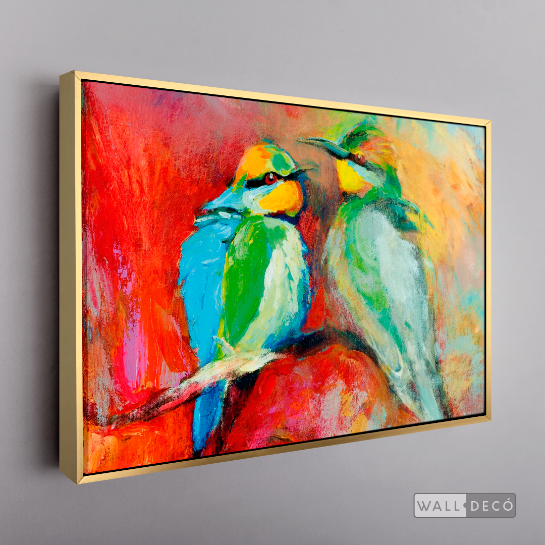 Arte Clásico Pájaros en color