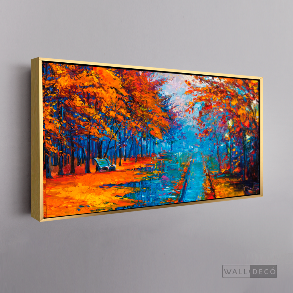 Cuadro Clásico Camino de Otoño