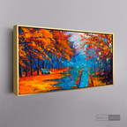 Cuadro Clásico Camino de Otoño