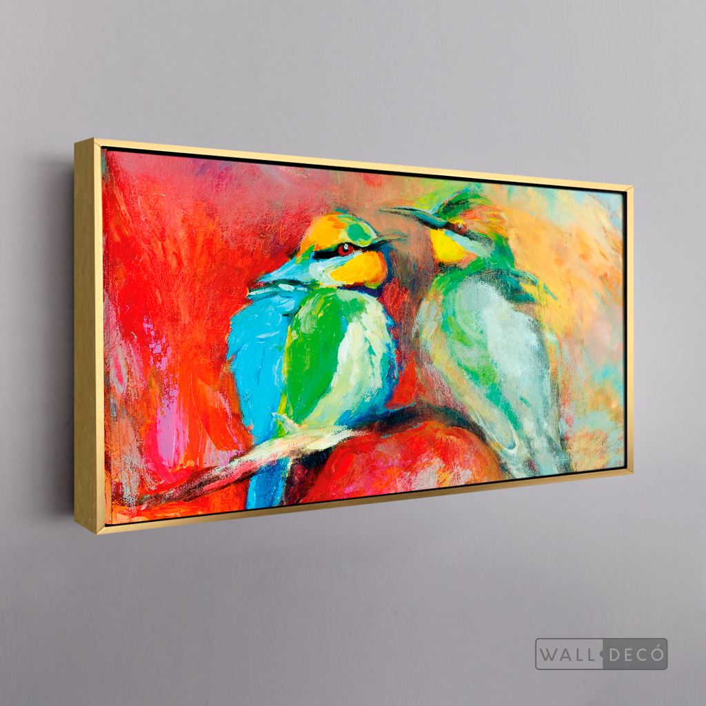 Arte Clásico Pájaros en color
