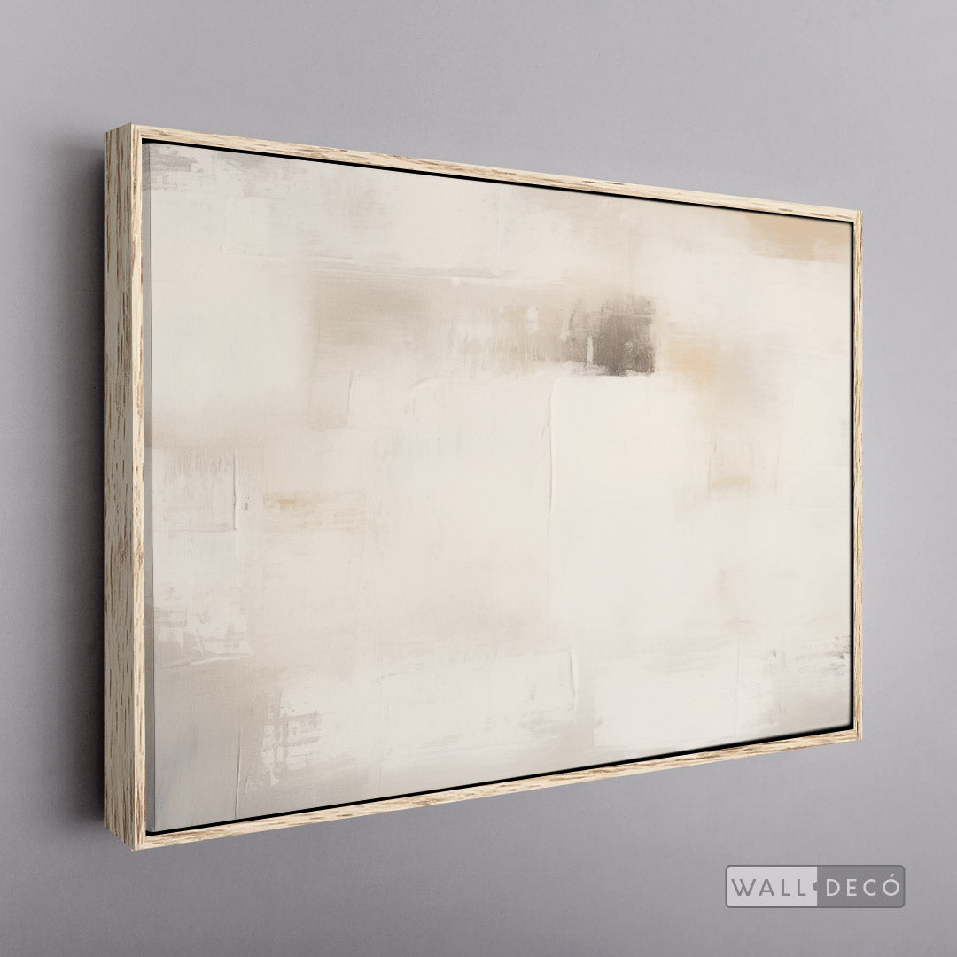 Cuadro Abstracto Minimalista Aura Neutral