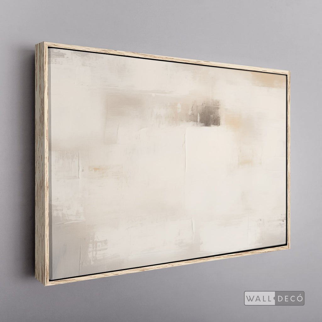 Cuadro Abstracto Minimalista Aura Neutral