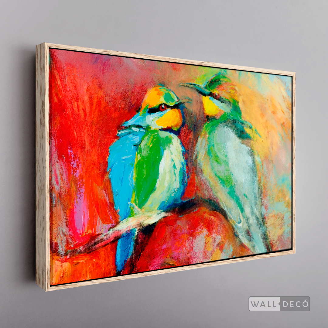 Arte Clásico Pájaros en color