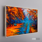 Cuadro Clásico Camino de Otoño
