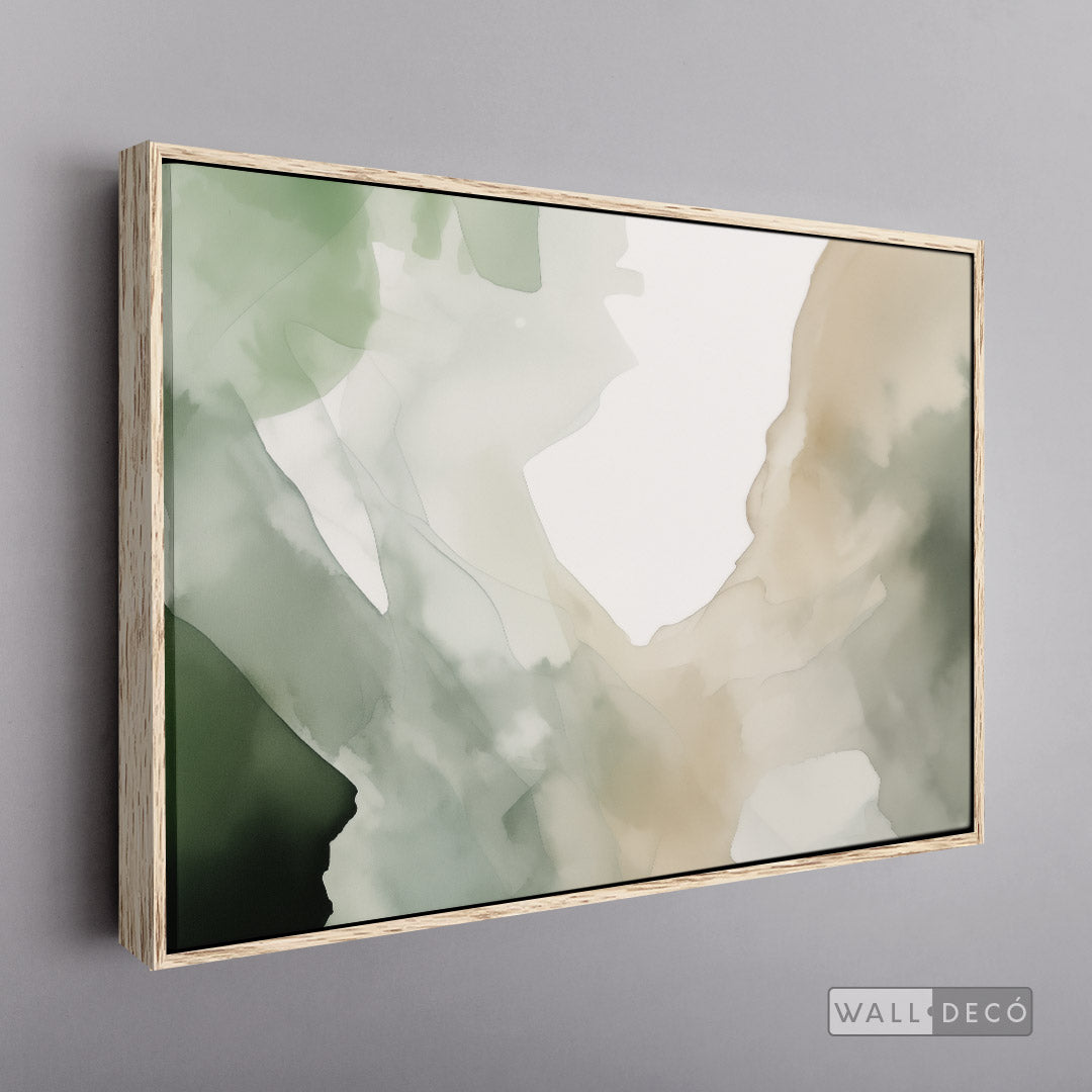 Cuadro Abstracto Minimalista Alma Jade