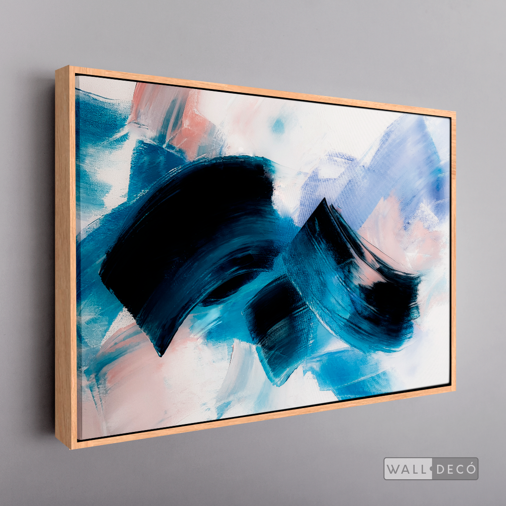 Cuadro Abstracto Danza Azul
