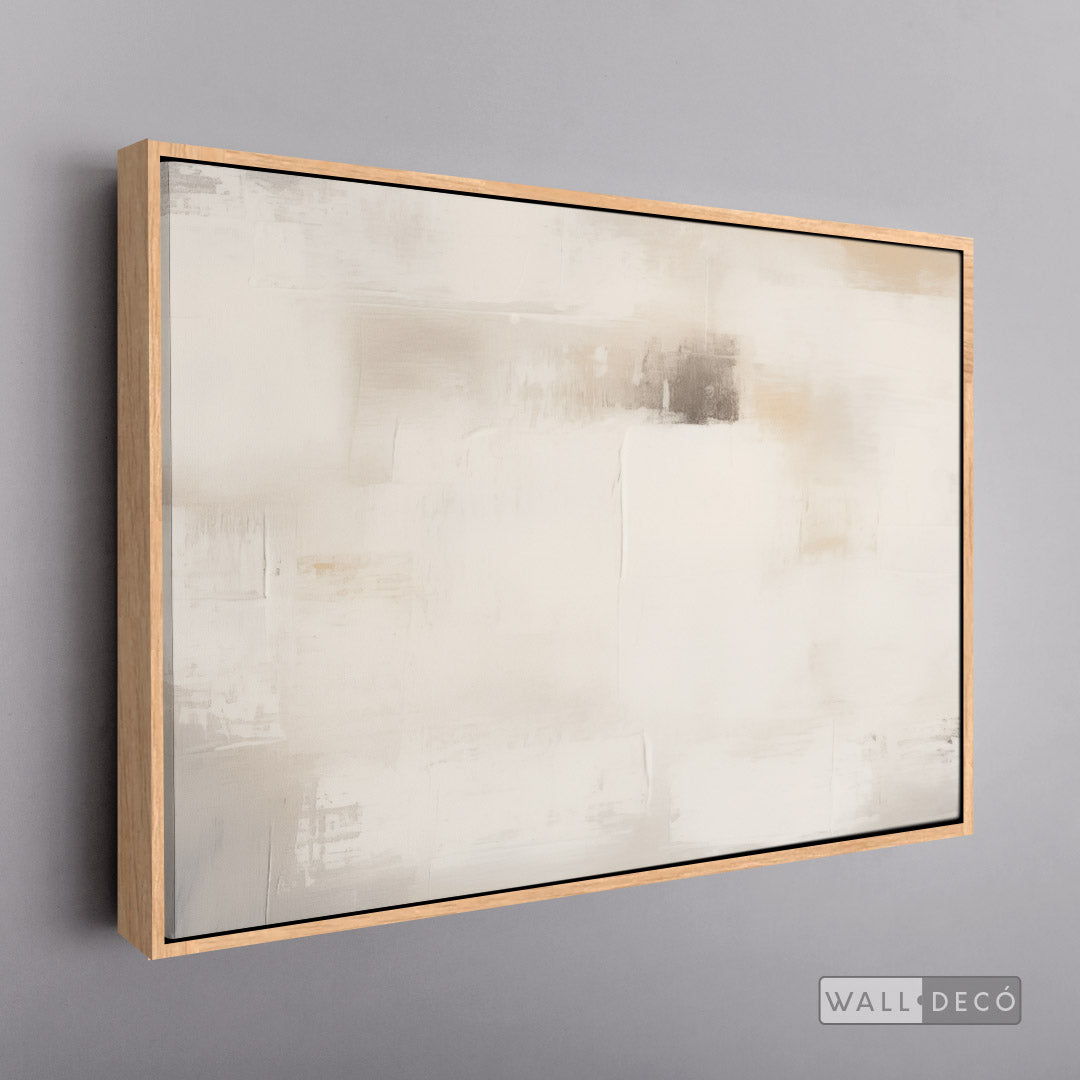 Cuadro Abstracto Minimalista Aura Neutral