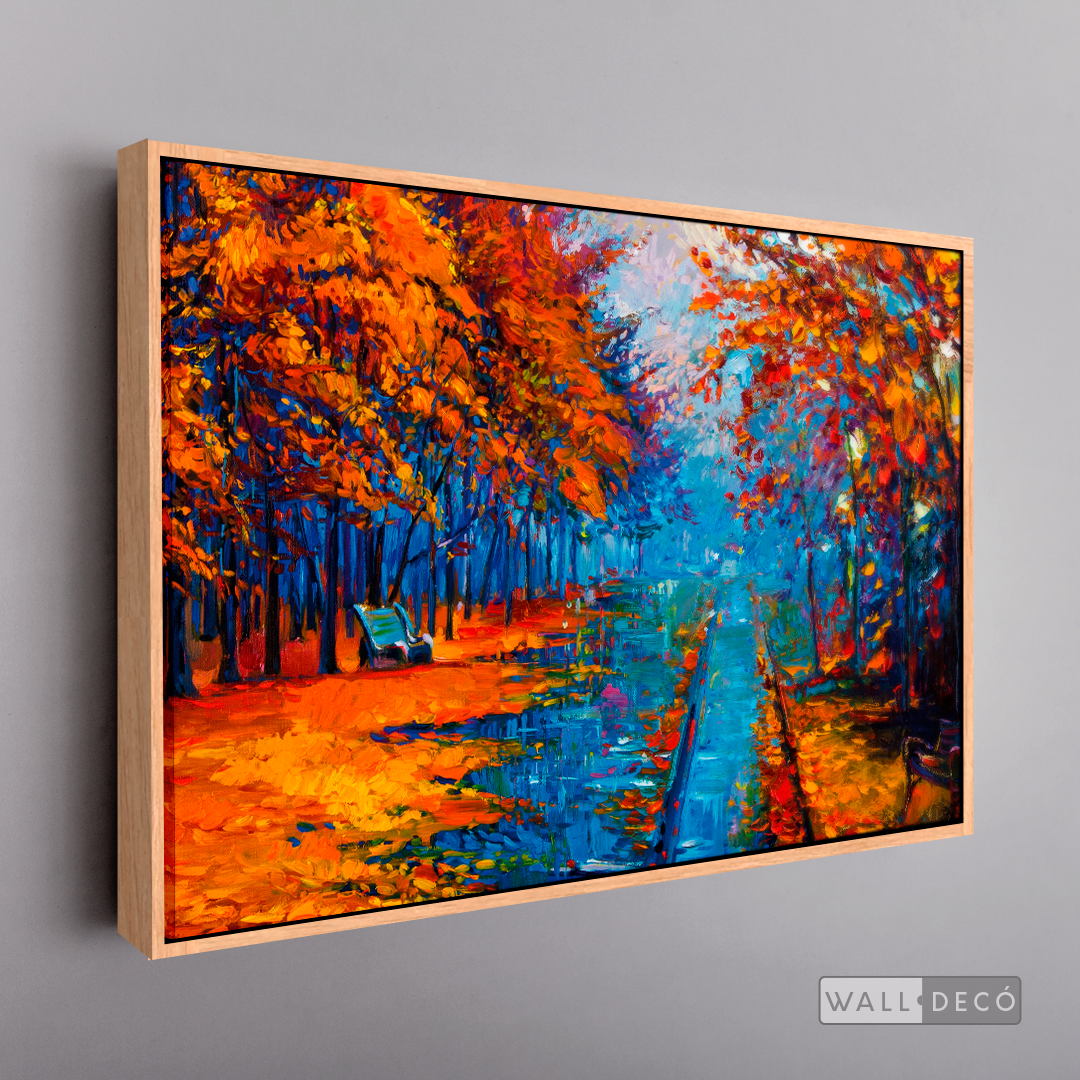 Cuadro Clásico Camino de Otoño