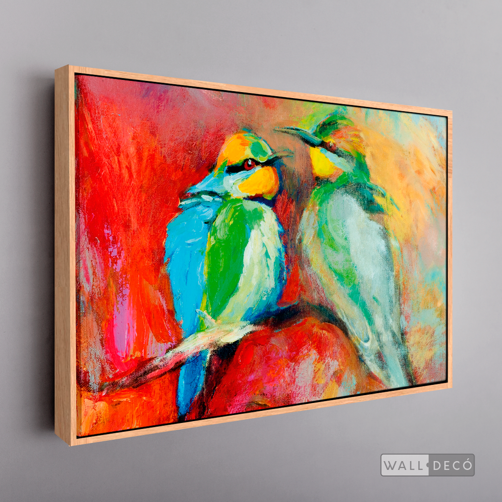 Arte Clásico Pájaros en color