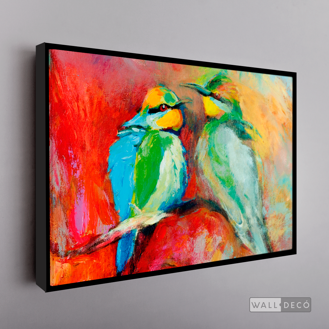 Arte Clásico Pájaros en color