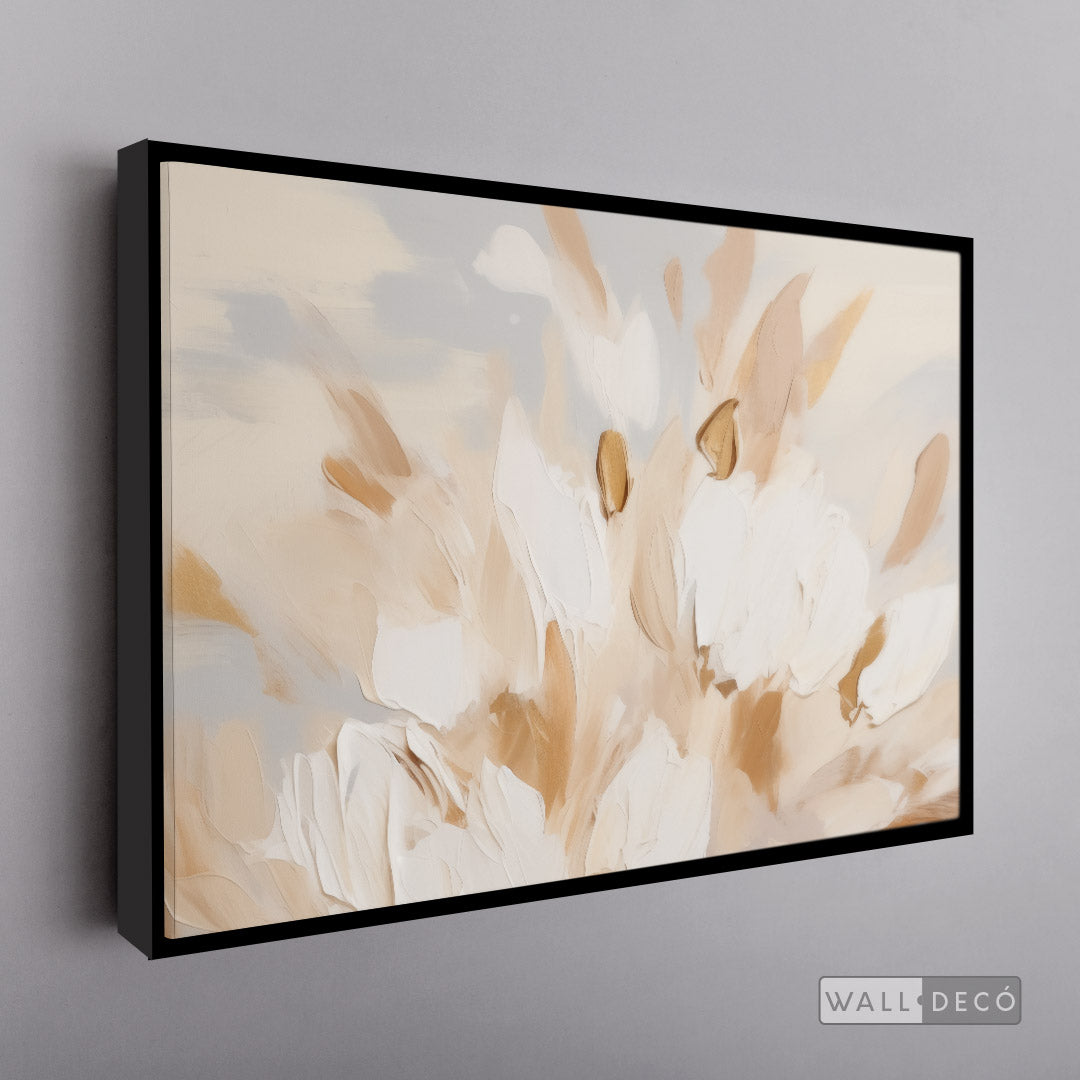Cuadro Abstracto Minimalista Aura Floral