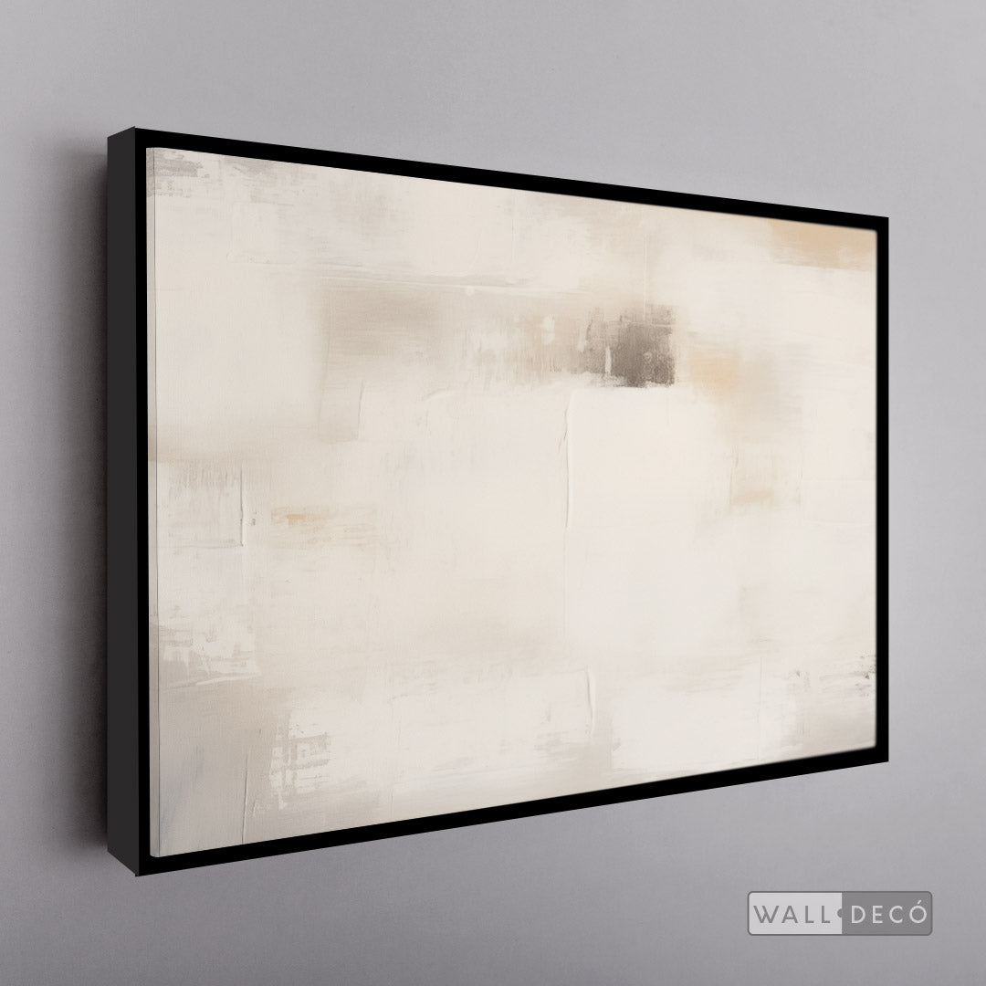 Cuadro Abstracto Minimalista Aura Neutral