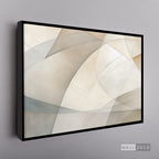Cuadro Abstracto Minimalista Armonía Curva