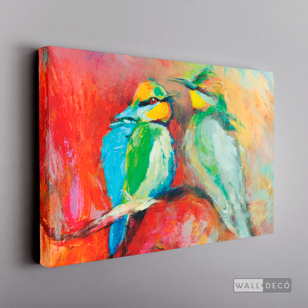 Arte Clásico Pájaros en color