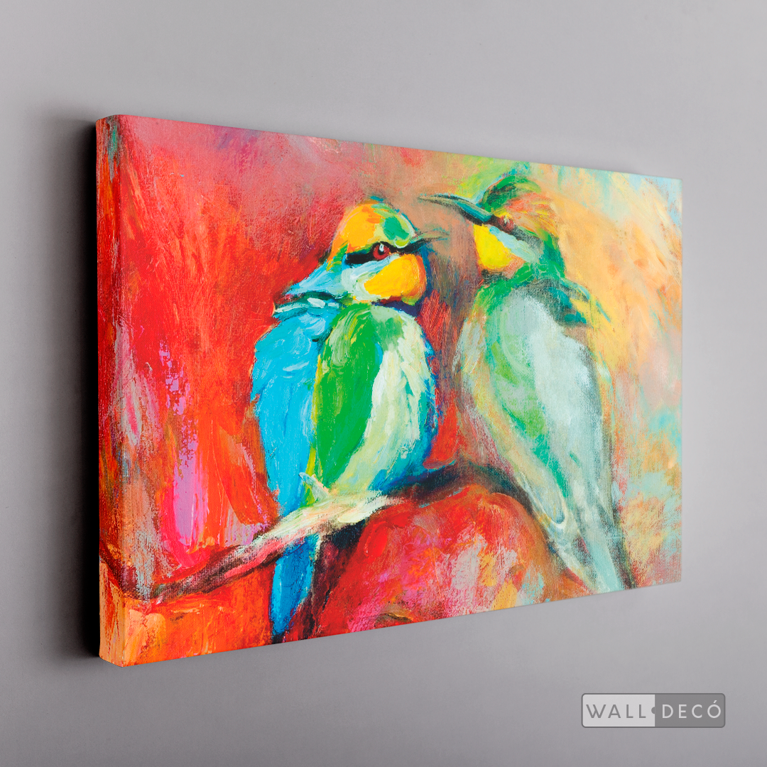 Arte Clásico Pájaros en color