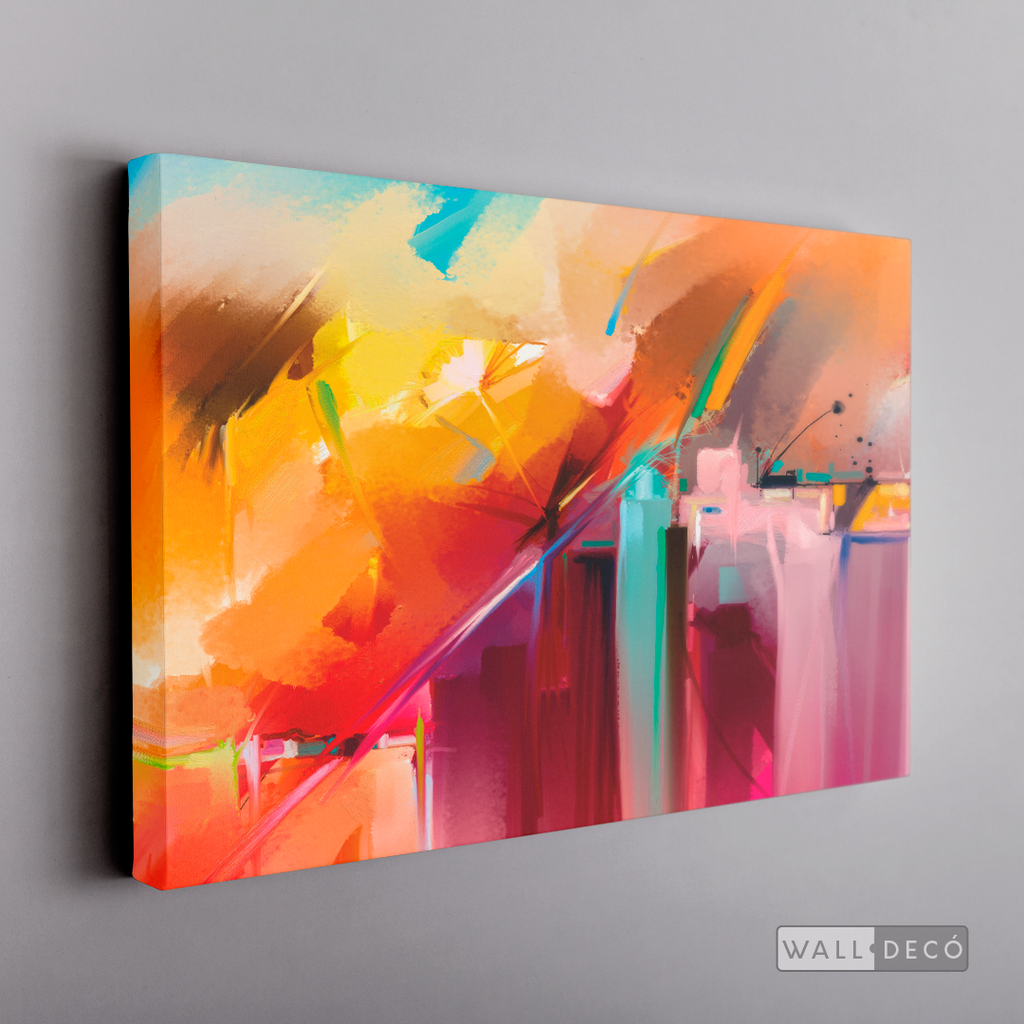 Cuadro Abstracto Carnaval
