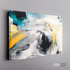 Cuadro Abstracto Impacto Azul