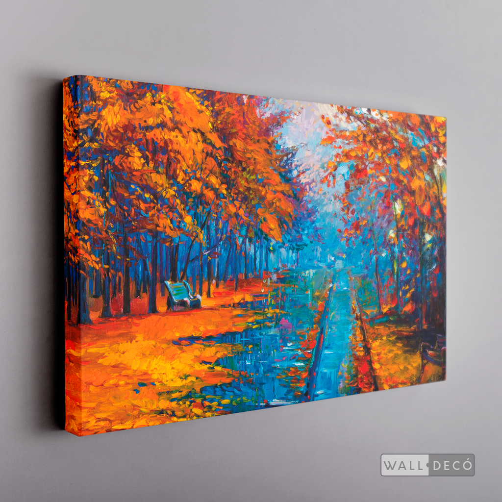 Cuadro Clásico Camino de Otoño