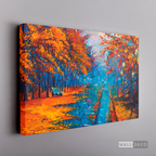 Cuadro Clásico Camino de Otoño