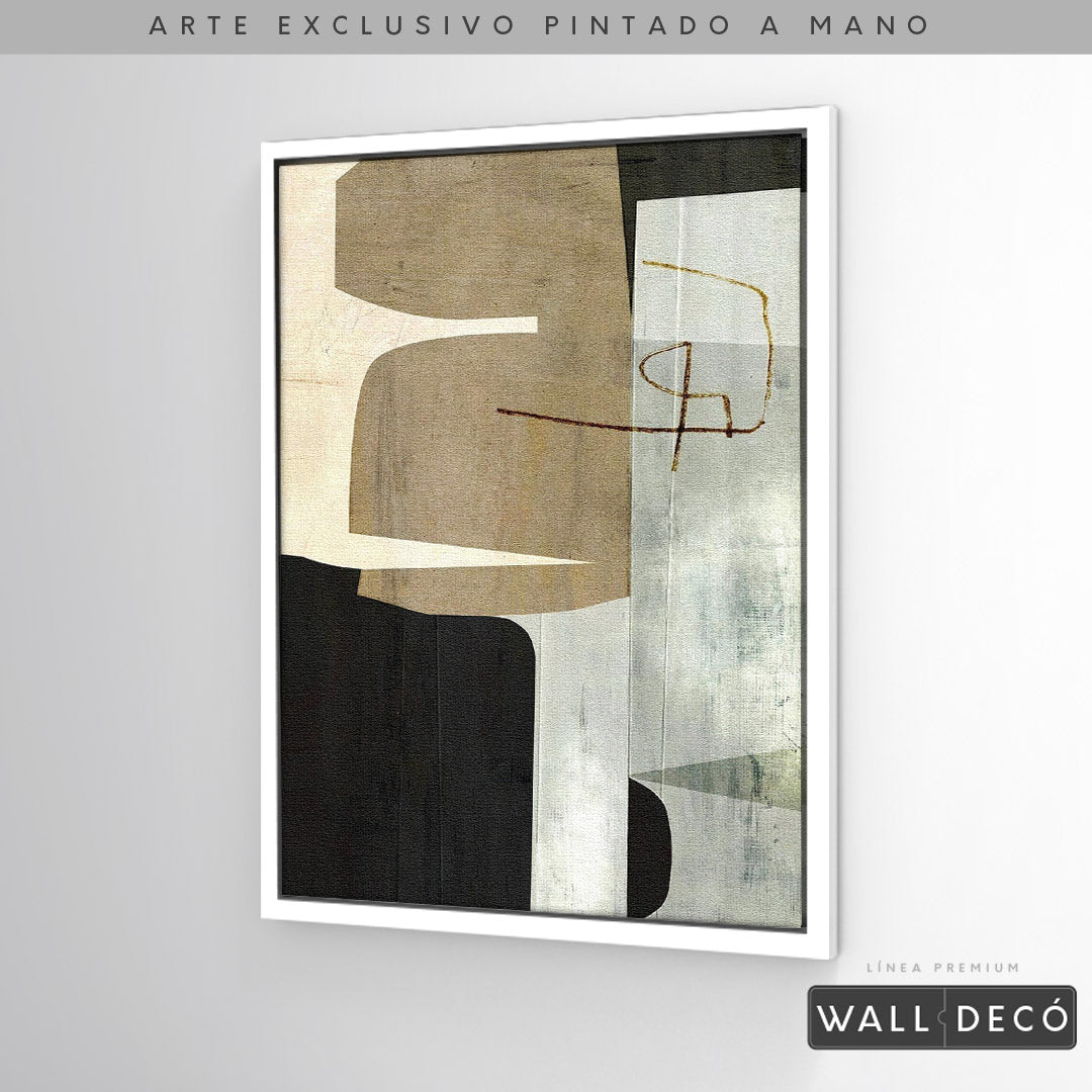 Arte pintado a mano Estructuras minimalistas Dos