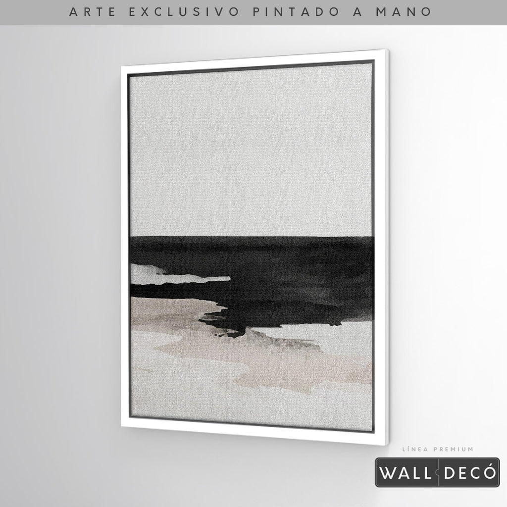 Arte pintado a mano Horizonte atemporal