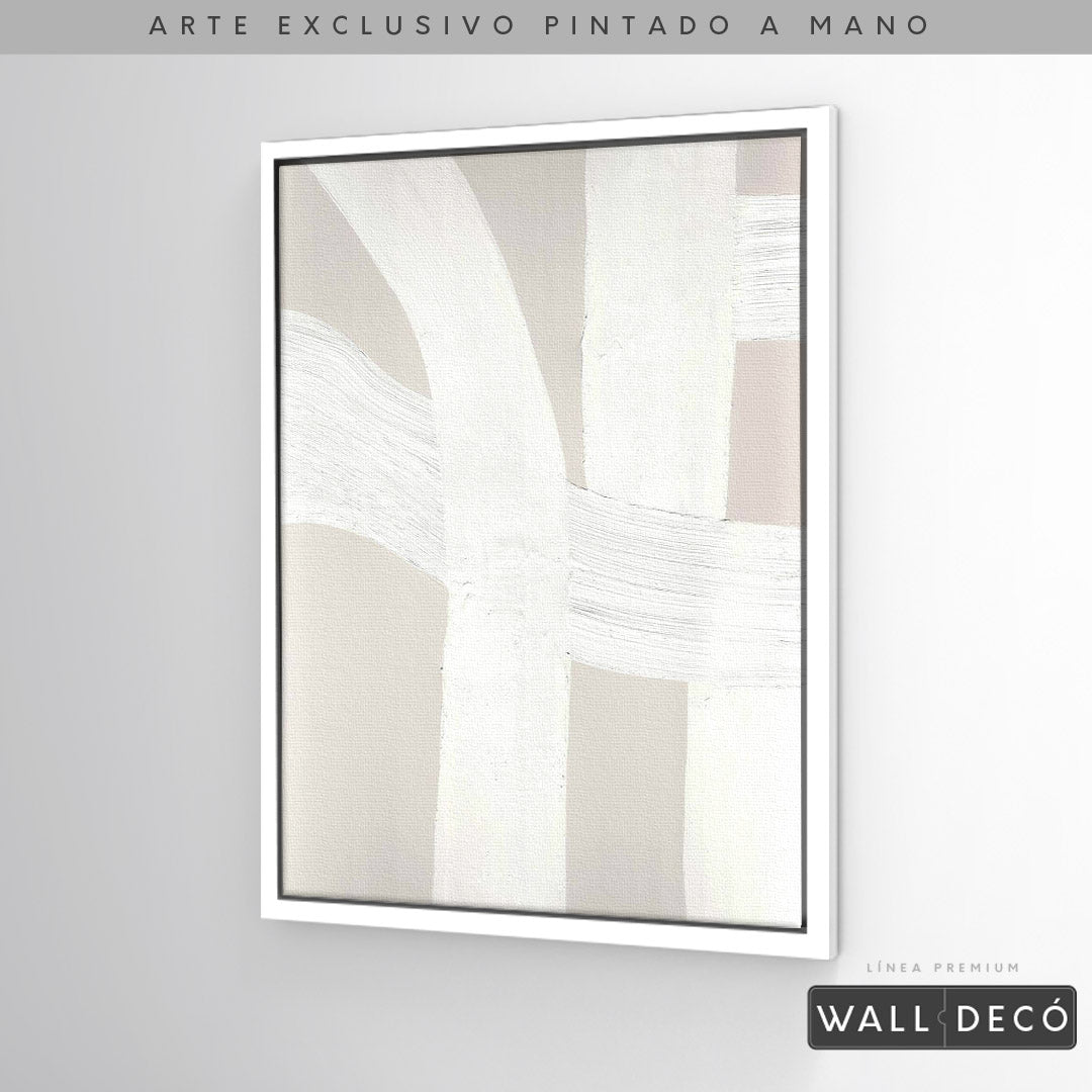 Arte pintado a mano Pureza minimalista Dos