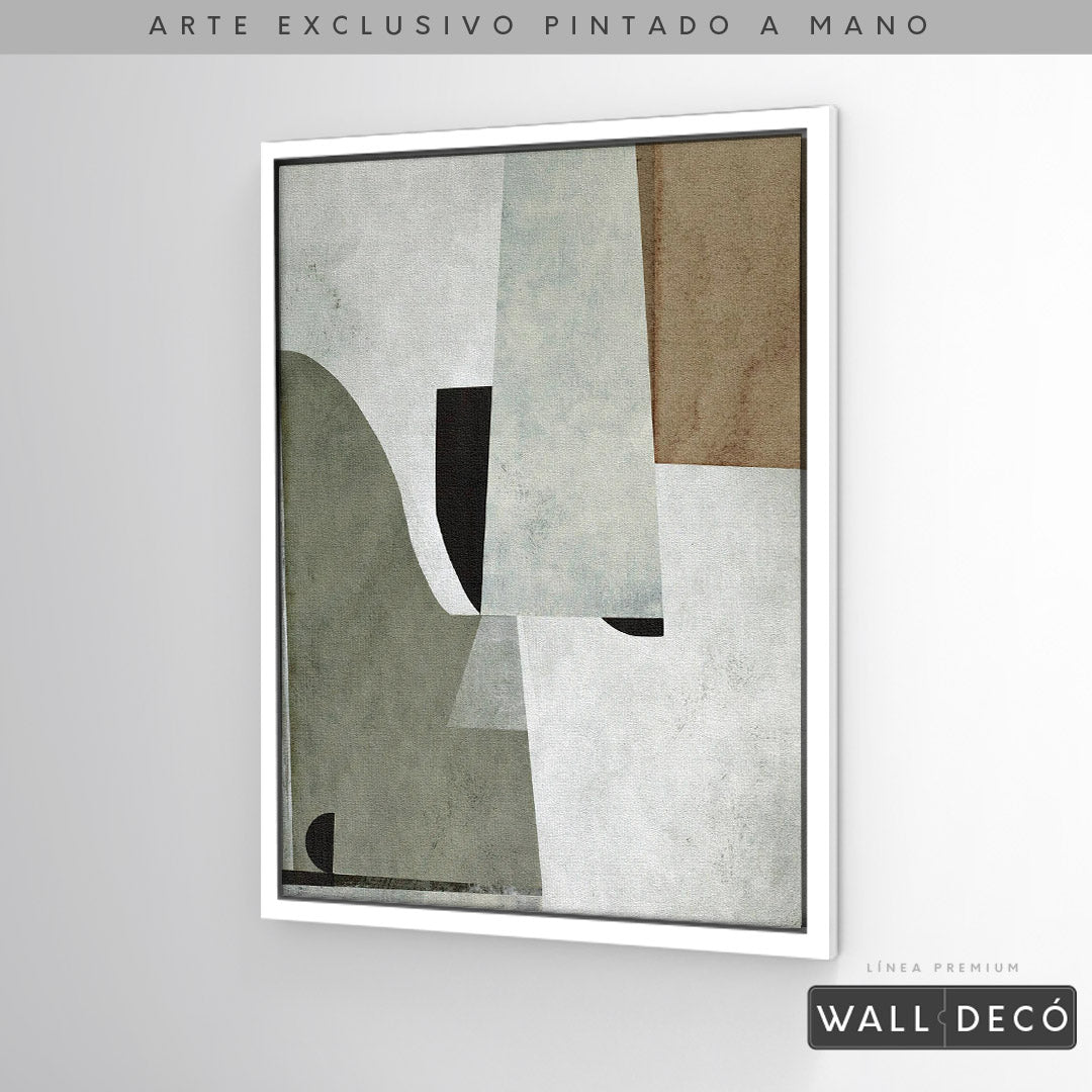 Arte pintado a mano Estructuras minimalistas Uno