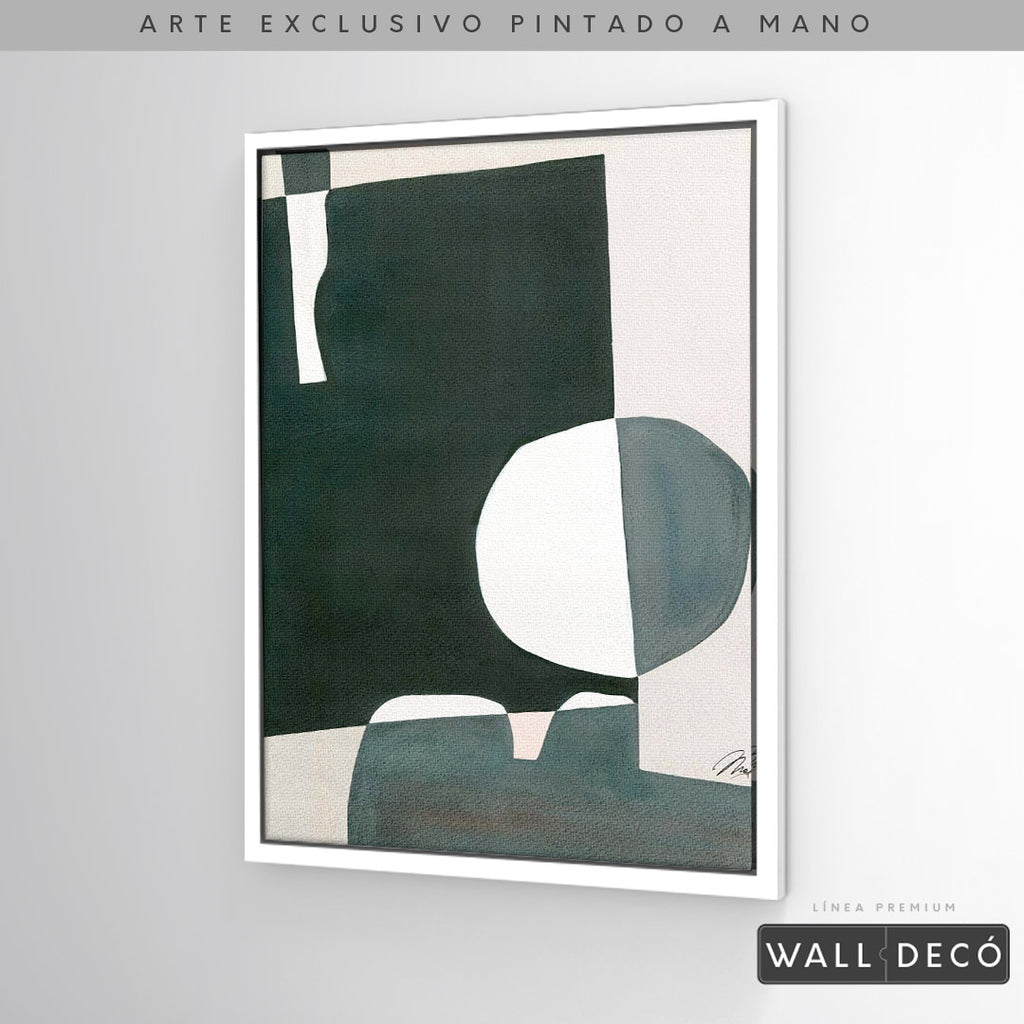 Arte pintado a mano Geometría minimalista Dos