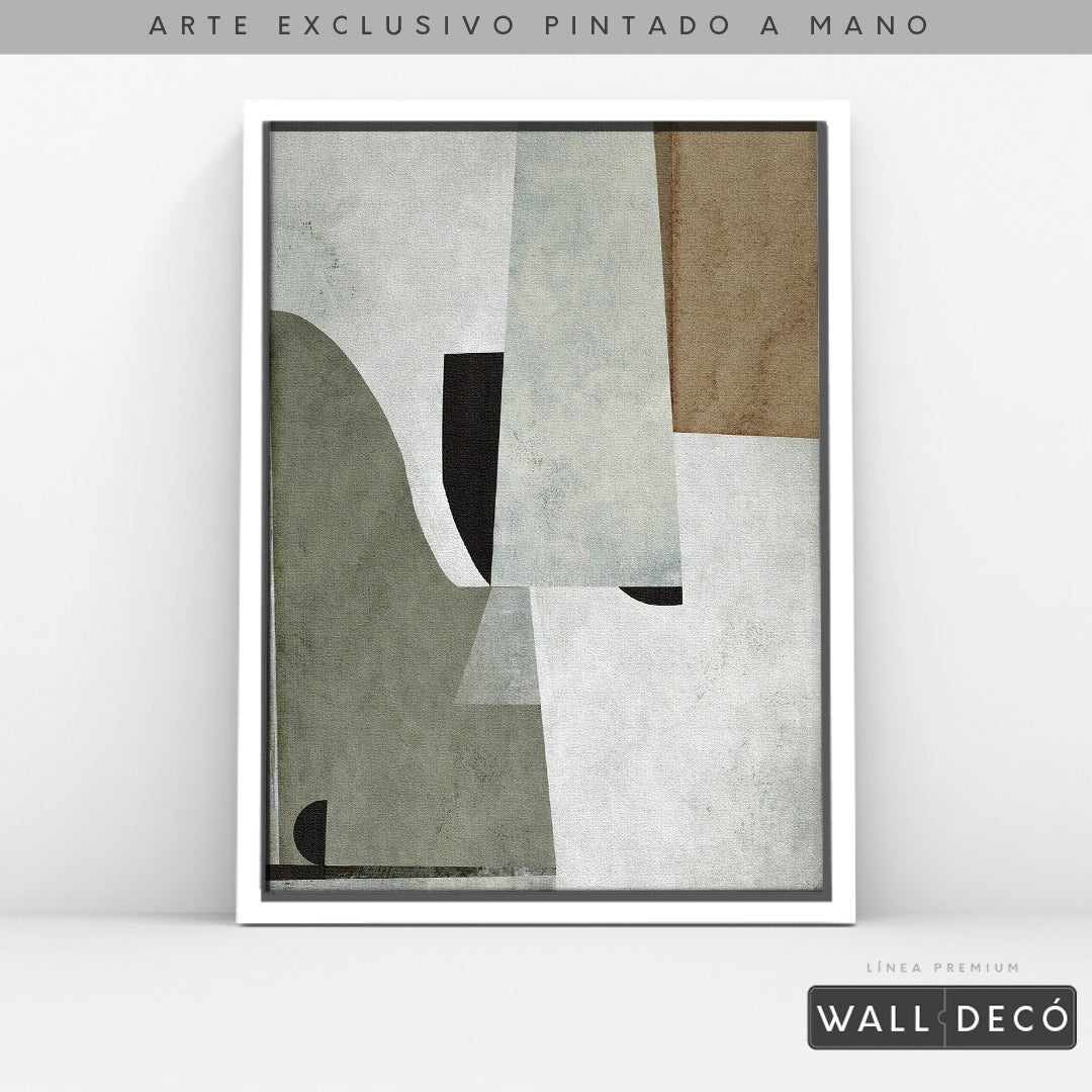 Arte pintado a mano Estructuras minimalistas Uno