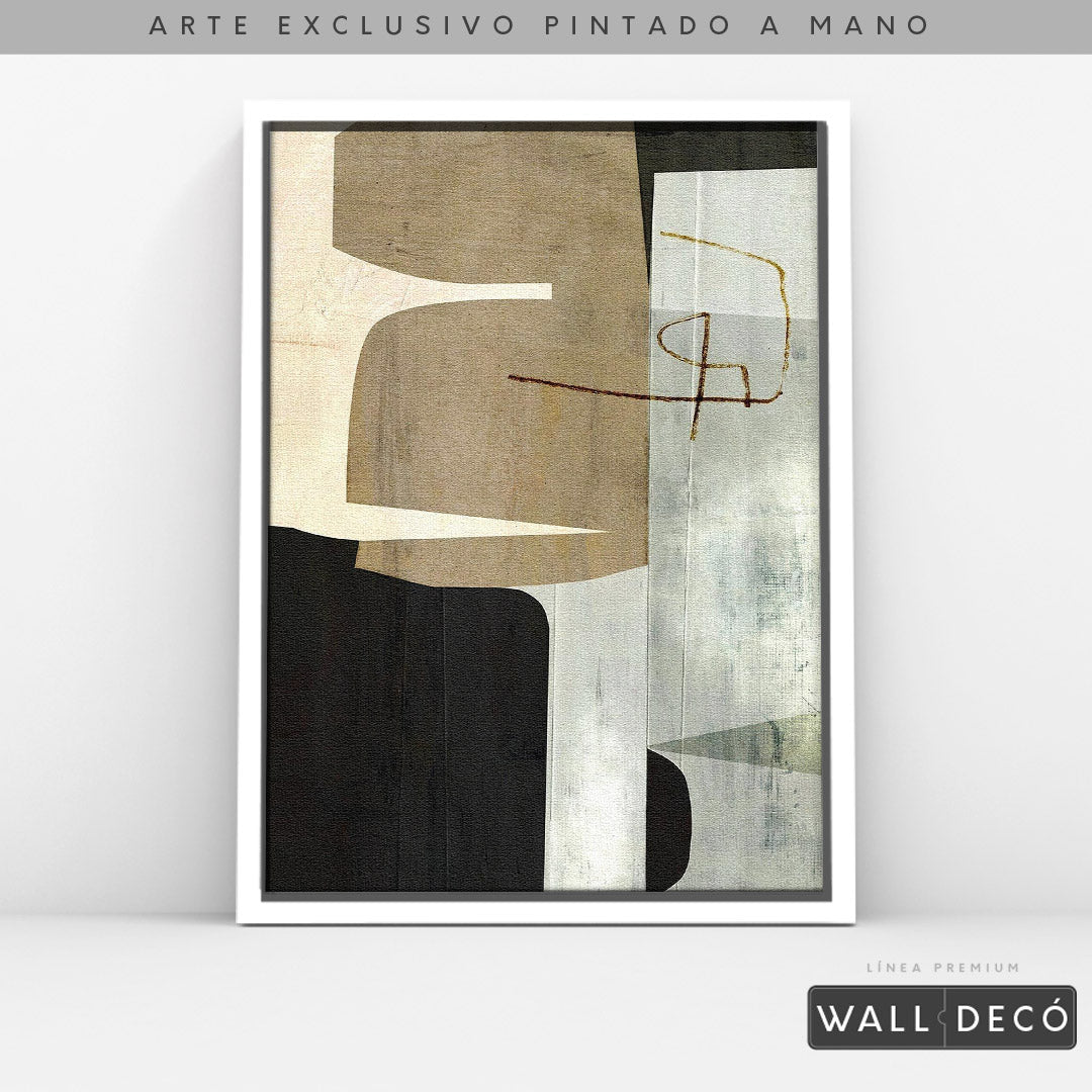 Arte pintado a mano Estructuras minimalistas Dos